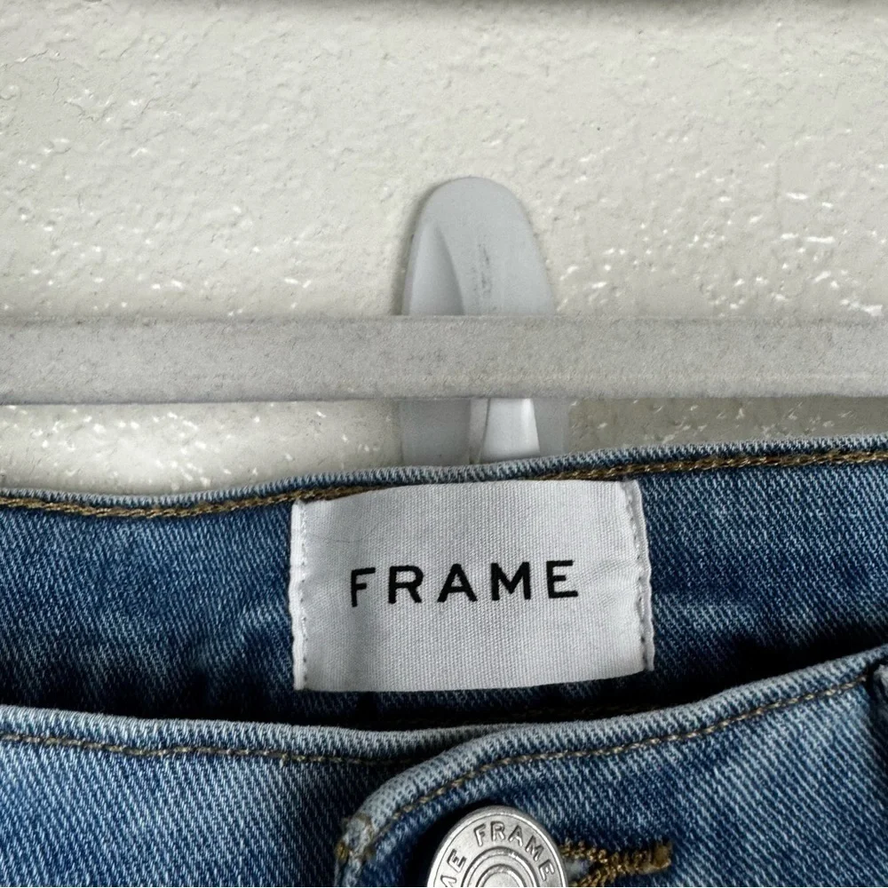 Frame Denim L' Homme Slim Light Wash Jeans in Driver Organic Cotton Size 34